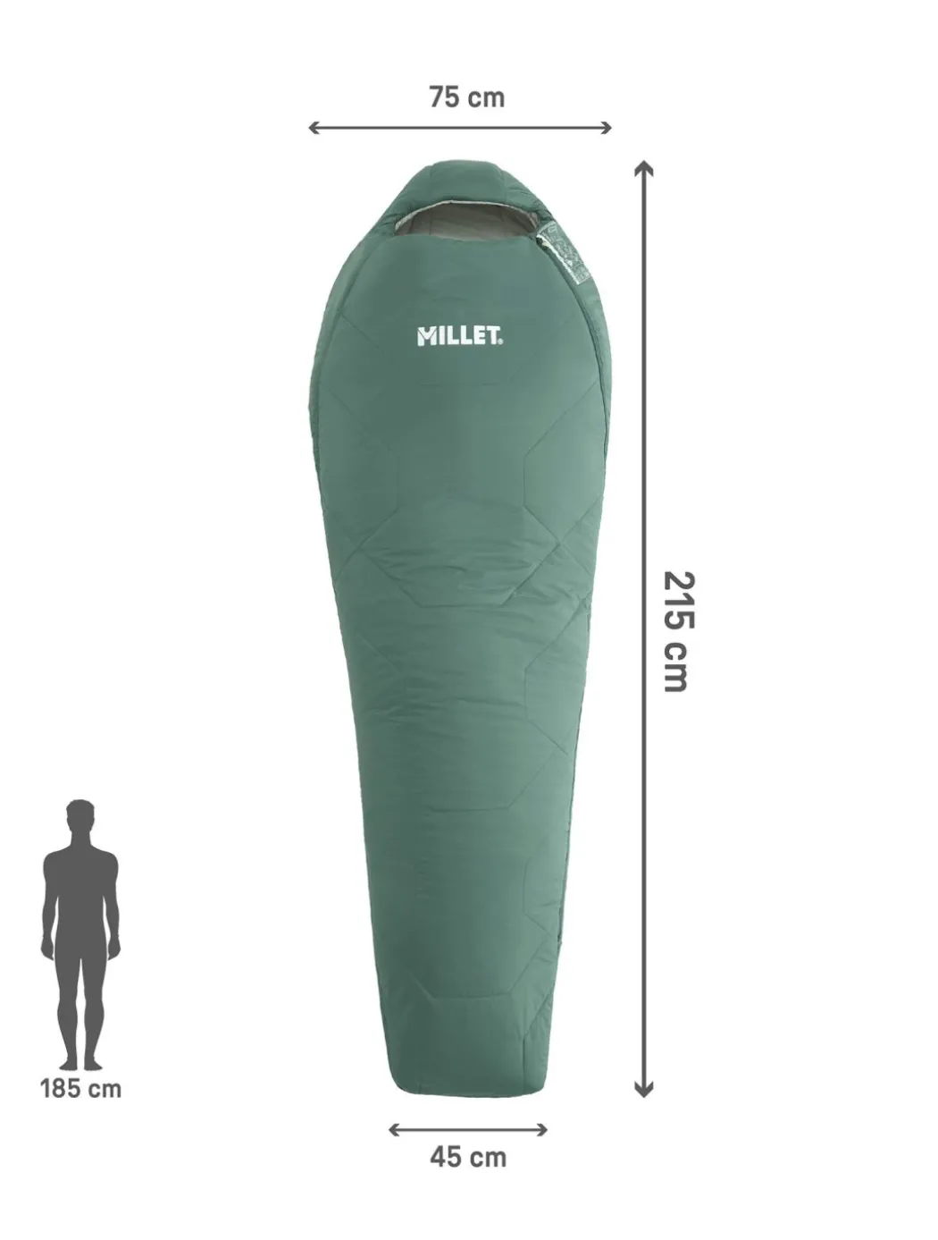 Baikal 750 Reg slaapzak unisex