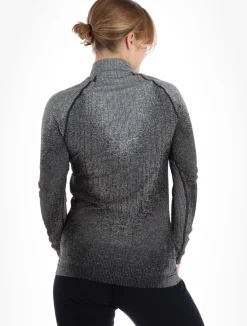 BL Top Turtle Neck L/S Half Zip Performance Warm Blackcomb skipully dames