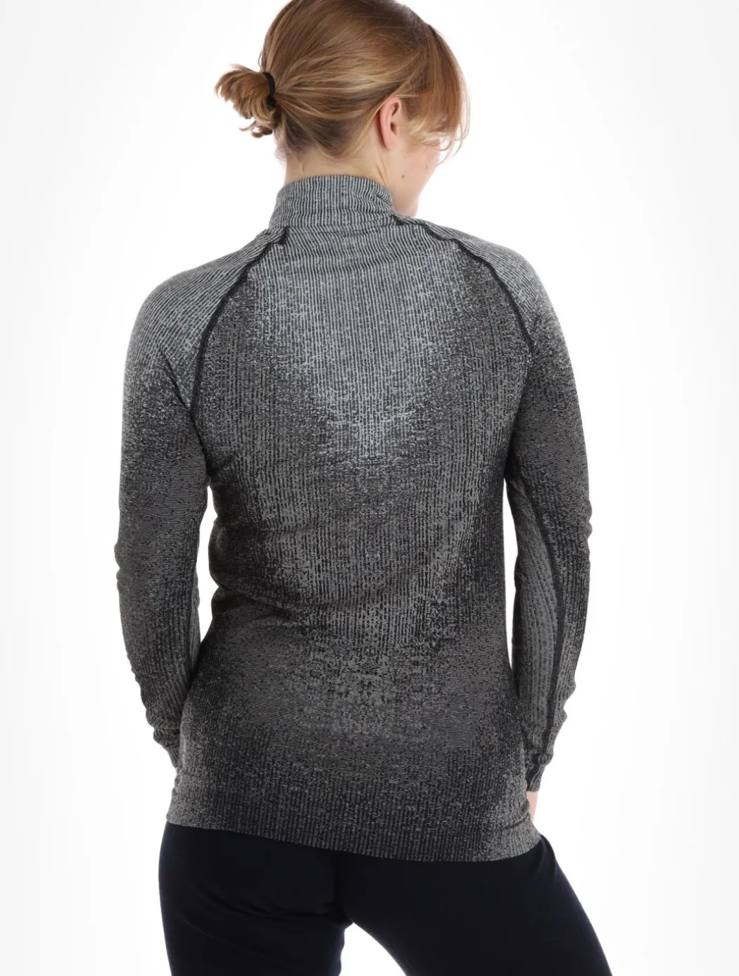 BL Top Turtle Neck L/S Half Zip Performance Warm Blackcomb skipully dames
