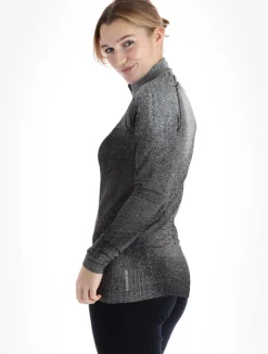 BL Top Turtle Neck L/S Half Zip Performance Warm Blackcomb skipully dames