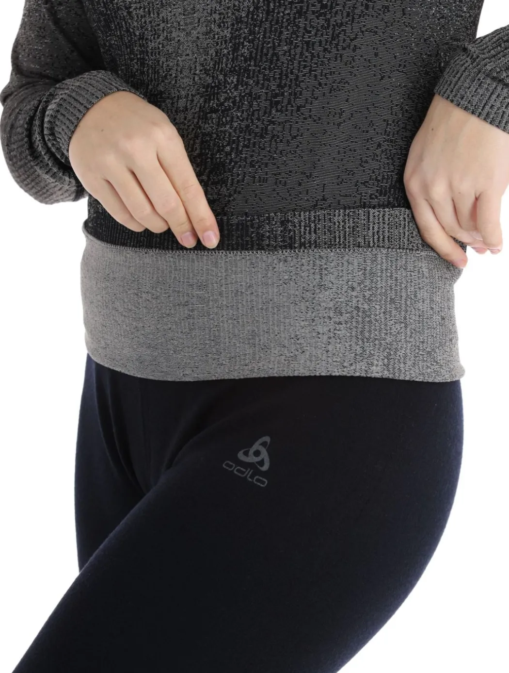 BL Top Turtle Neck L/S Half Zip Performance Warm Blackcomb skipully dames