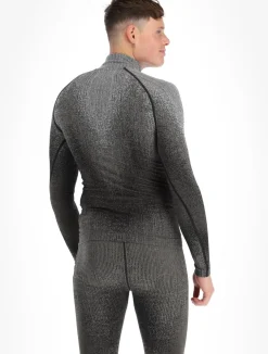BL Top Turtle Neck L/S Half Zip Performance Warm Blackcomb skipully heren