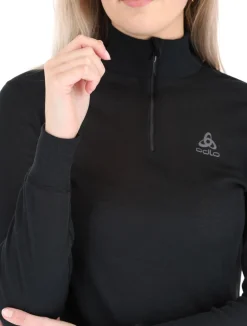 BL Top Turtle Neck L/S Half Zip Active Warm skipully dames