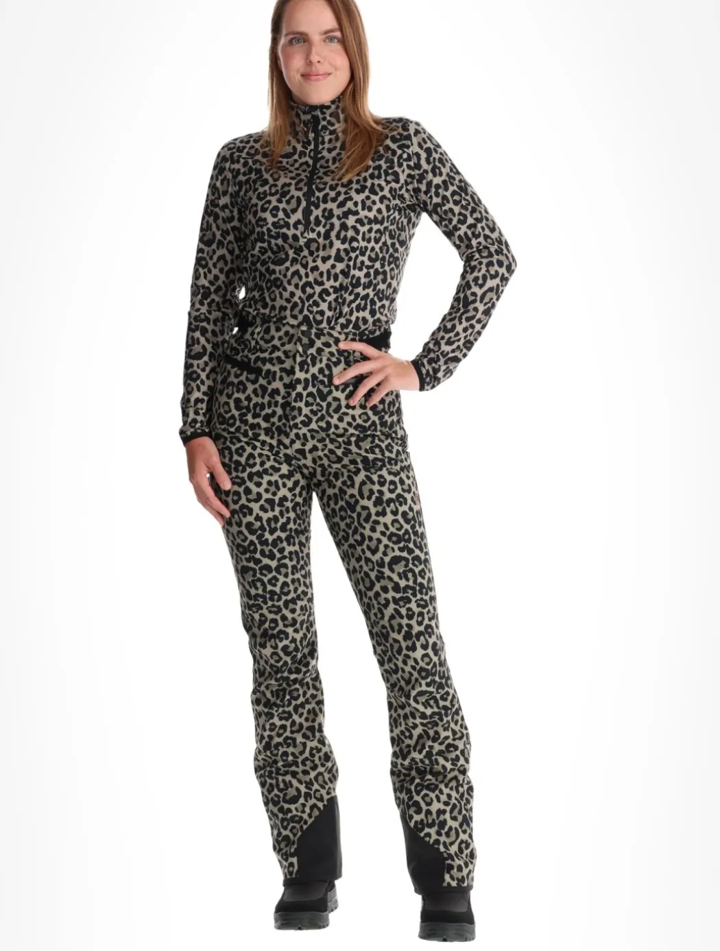 Coldlake Print softshell skibroek dames