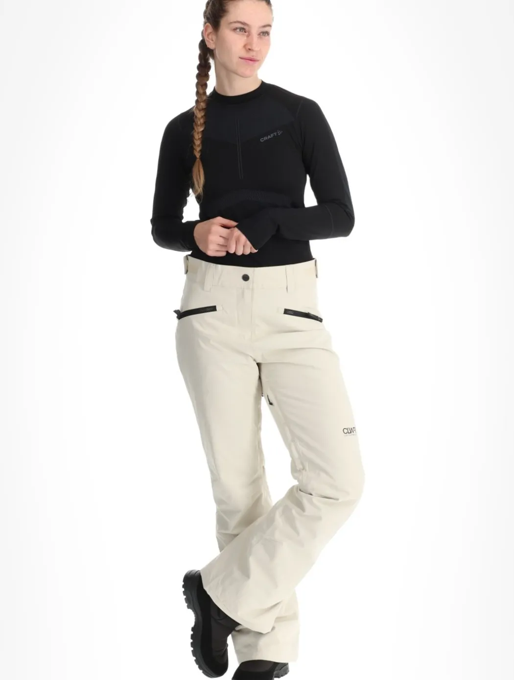 Cork skibroek dames