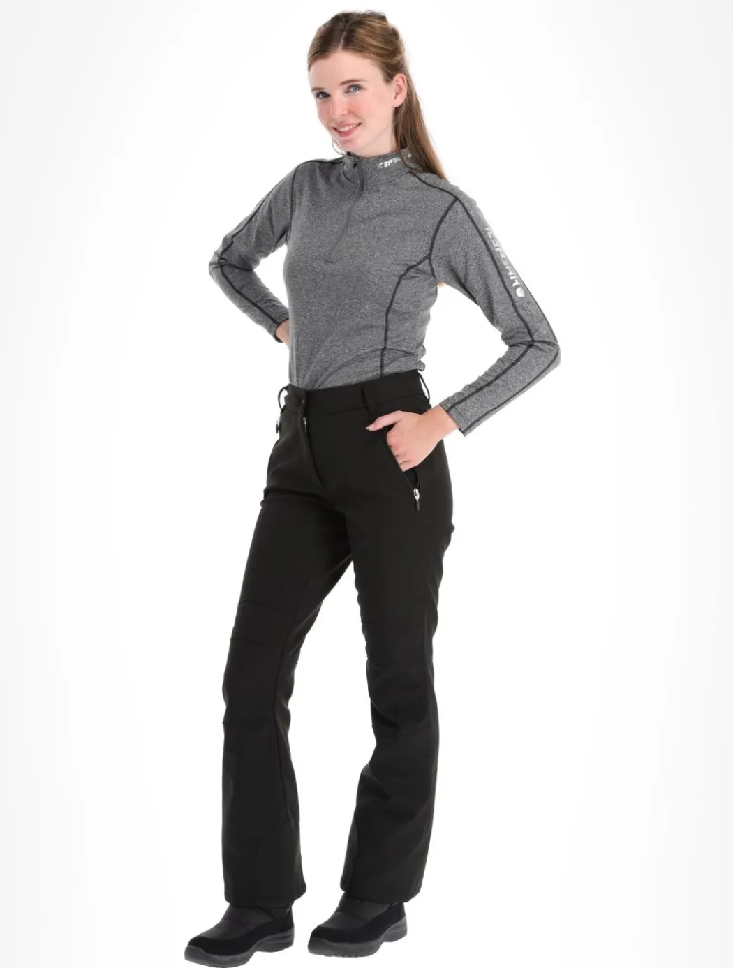 Entiat softshell skibroek dames