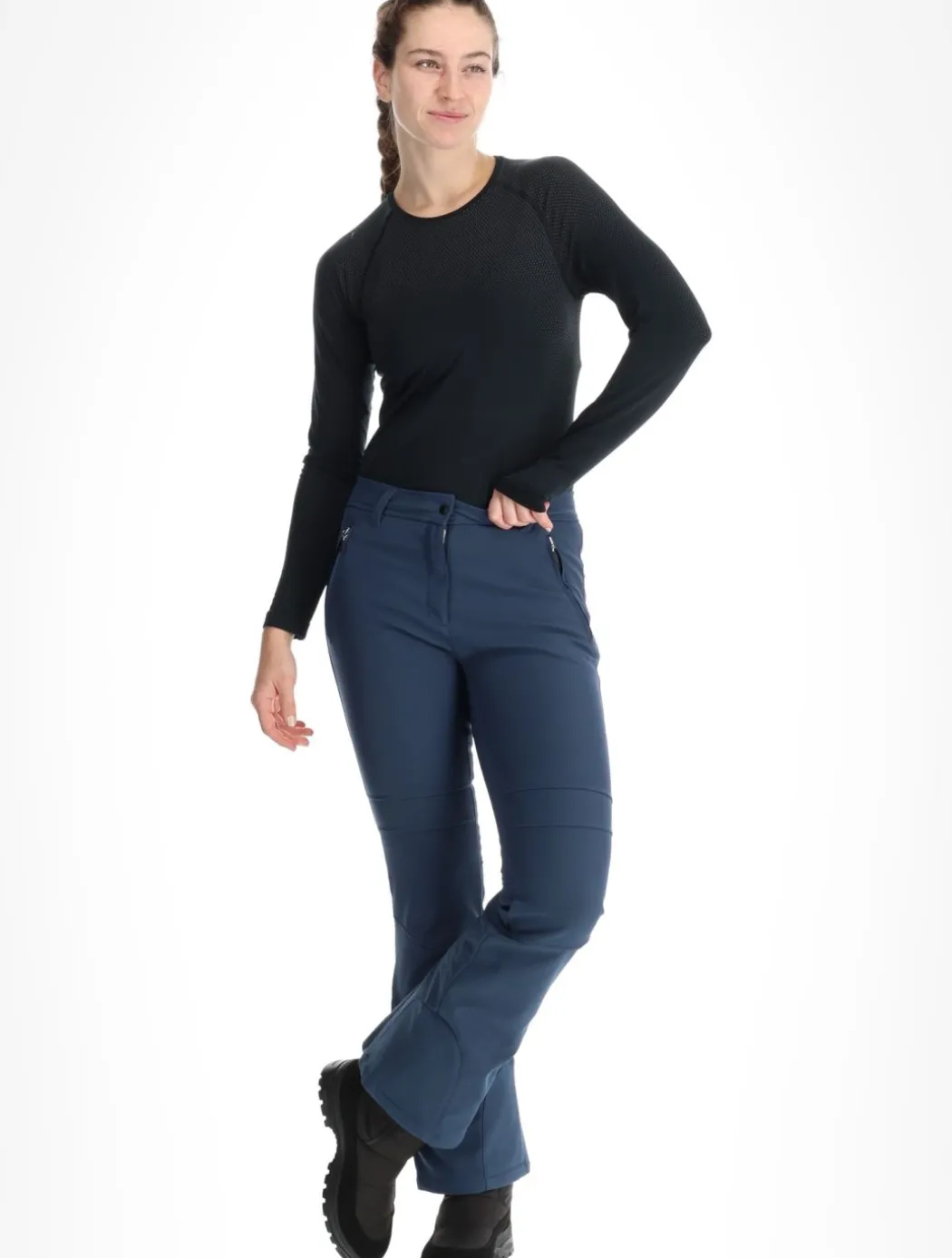 Entiat softshell skibroek dames