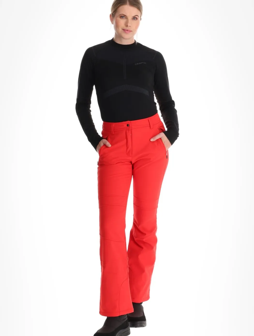 Entiat softshell skibroek dames