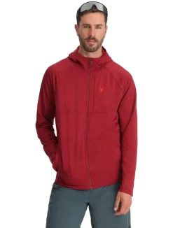 Gridweb Fleece Hoodie vest heren