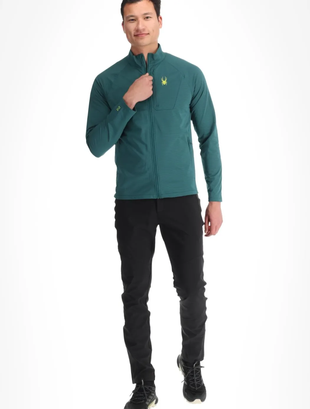 Gridweb Fleece trekking vest heren