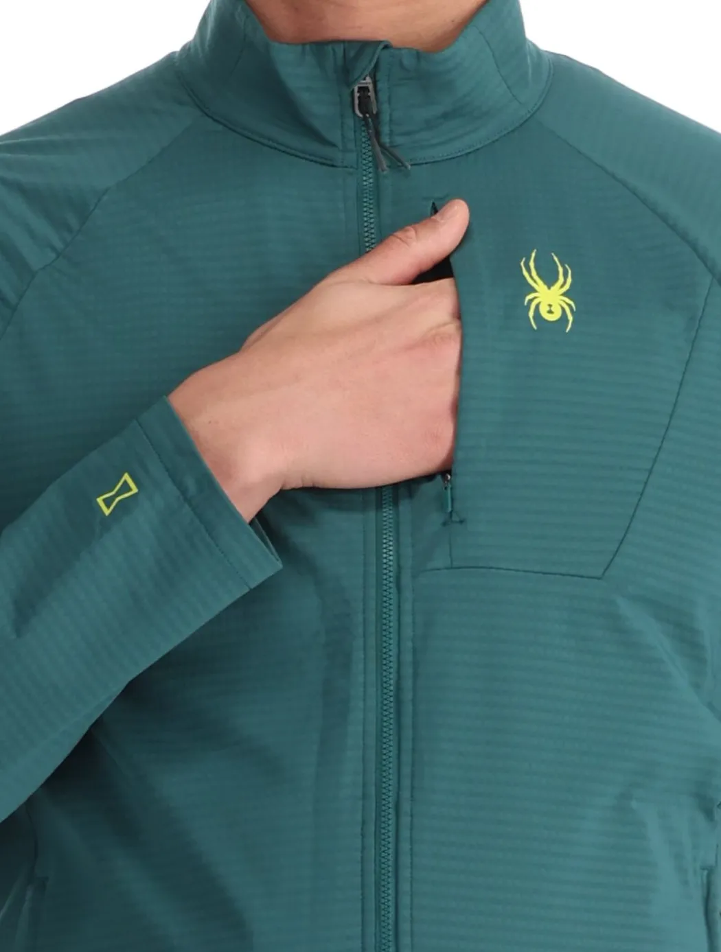 Gridweb Fleece trekking vest heren