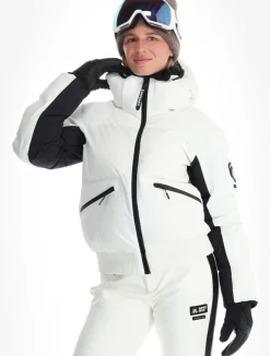 Hooded Ski Bomber Jacket ski-jas dames