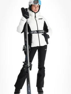 Luxe Belted Ski Padded Jacket ski-jas dames