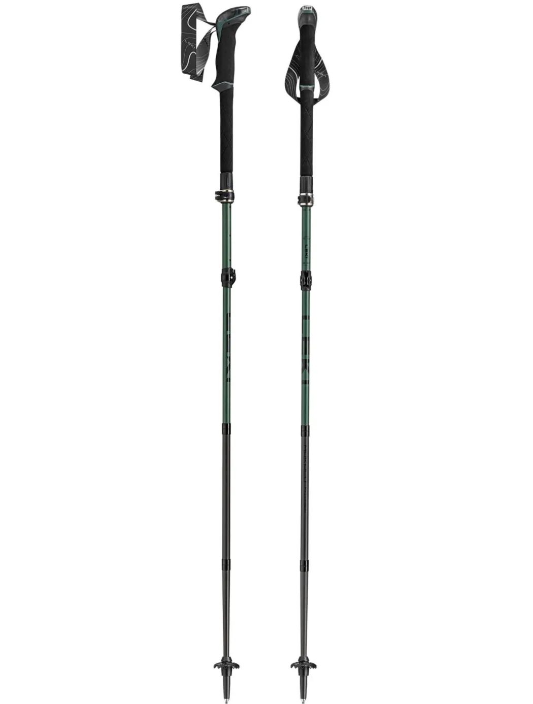 Makalu FX Carbon Compact trail wandelstok opvouwbaar unisex