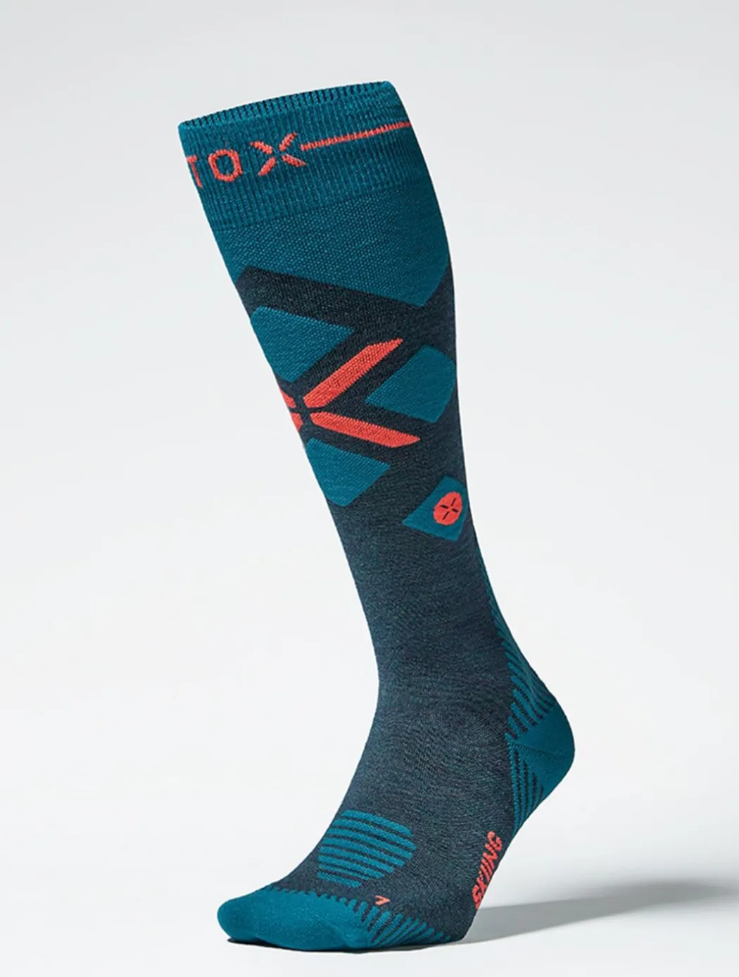 Merino Skiing compressiesokken heren