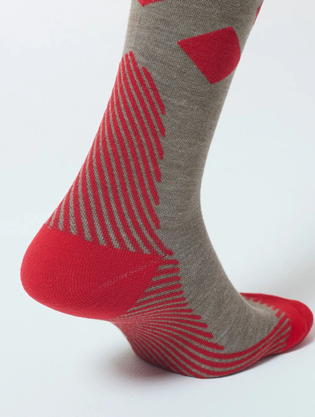 Merino Skiing compressiesokken heren