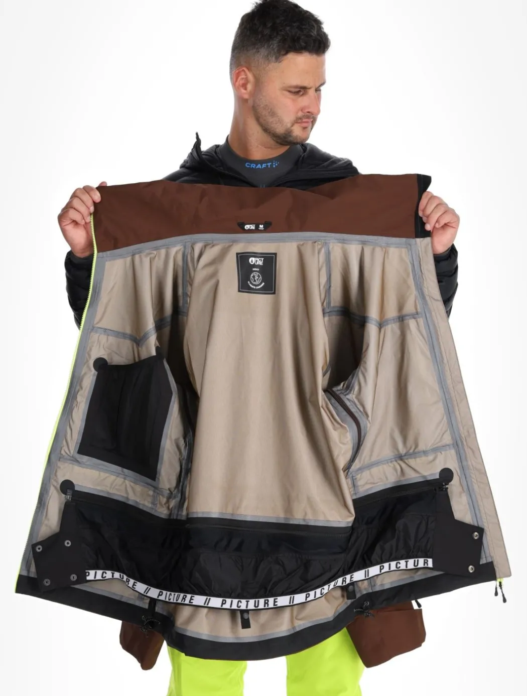 Ozonn 3L hardshell ski-jas heren