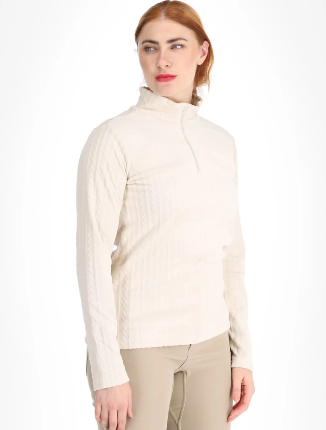 PRTGAIL 1/4 zip skipully dames
