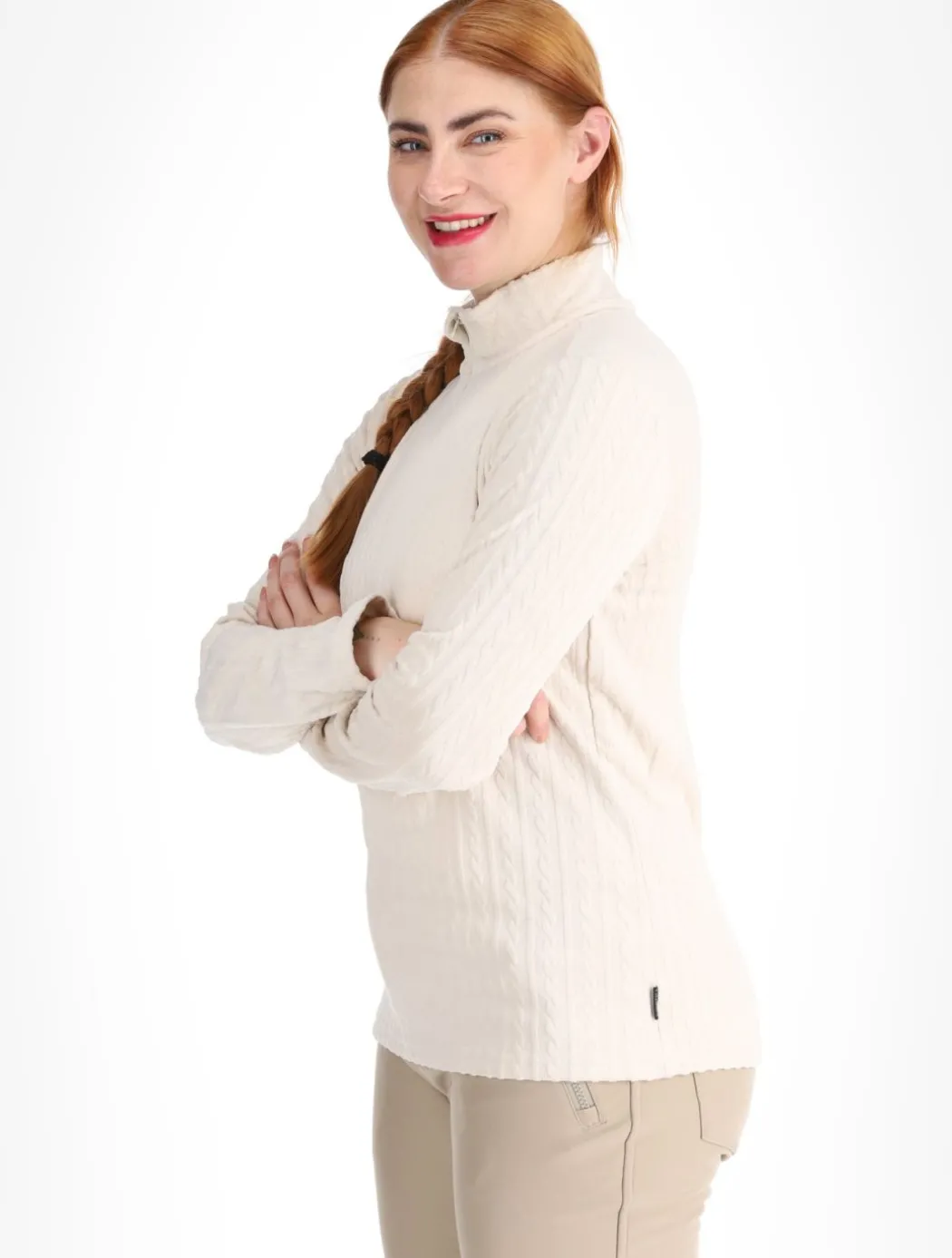 PRTGAIL 1/4 zip skipully dames