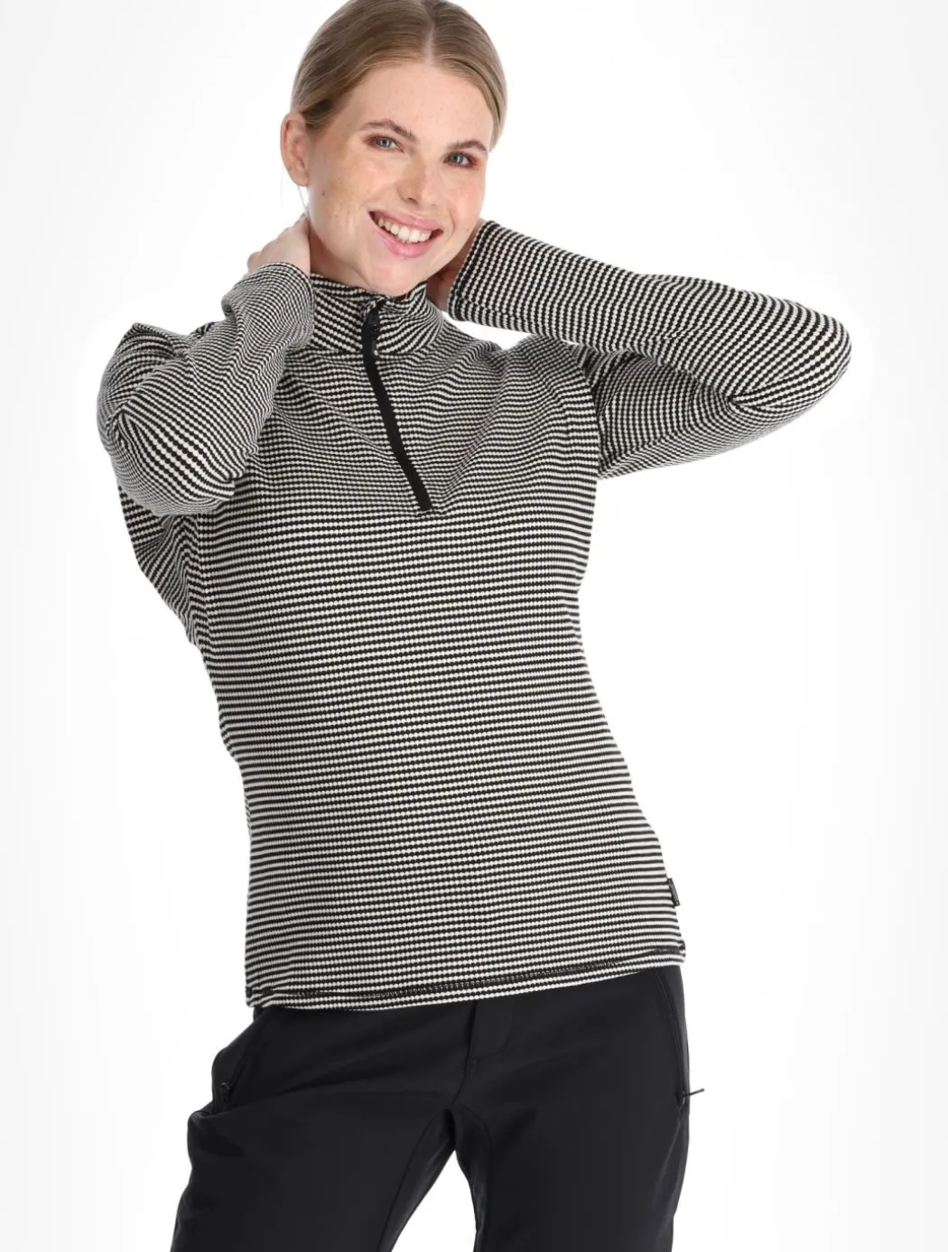 PRTIVORY 1/4 zip skipully dames