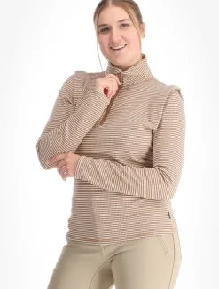PRTIVORY 1/4 zip skipully dames