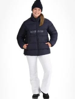Puffer open W ski-jas dames