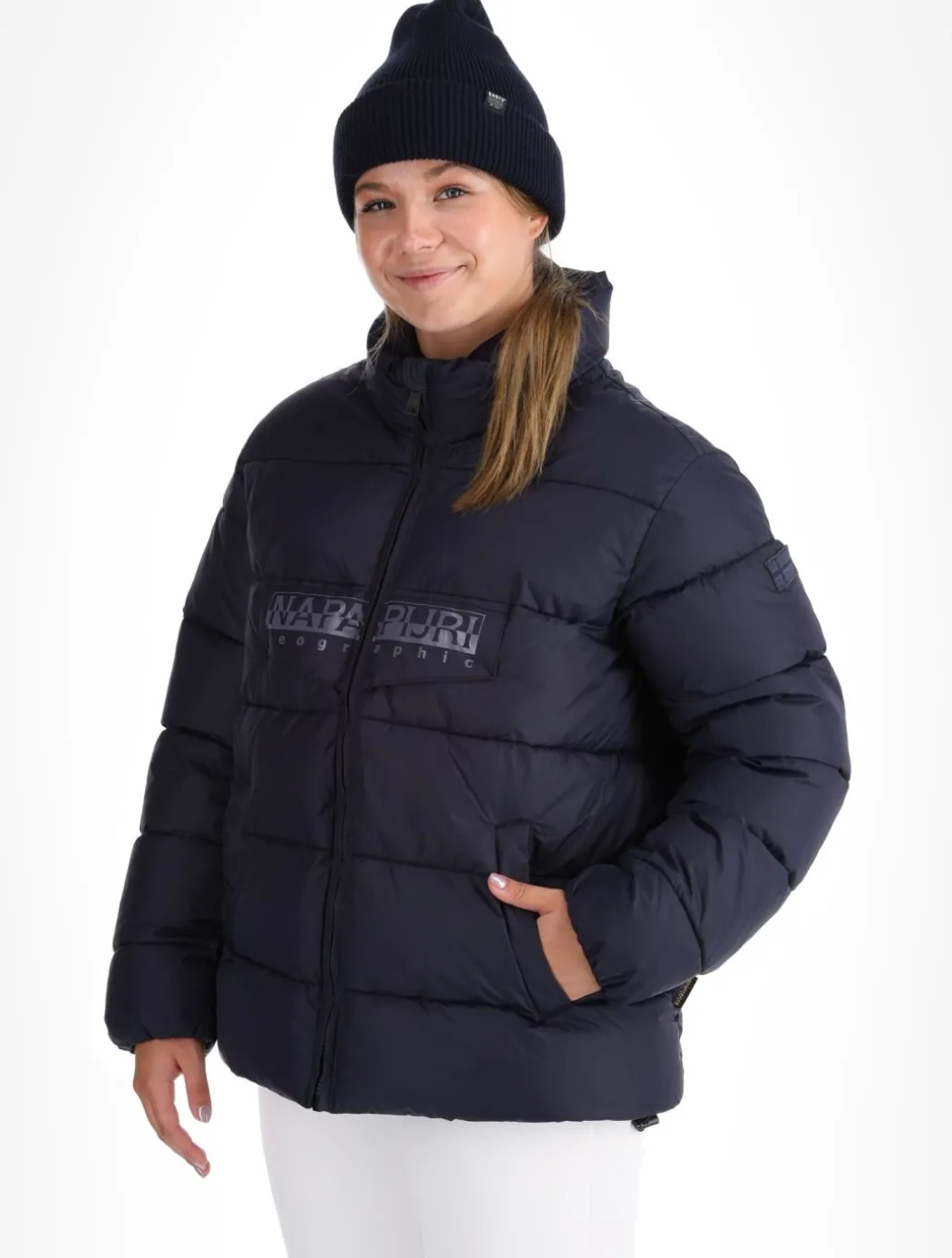 Puffer open W ski-jas dames