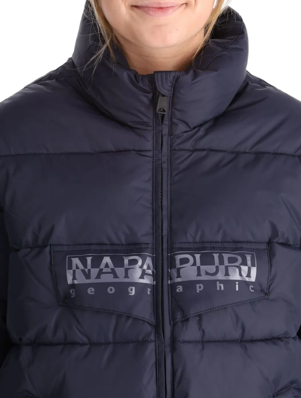 Puffer open W ski-jas dames
