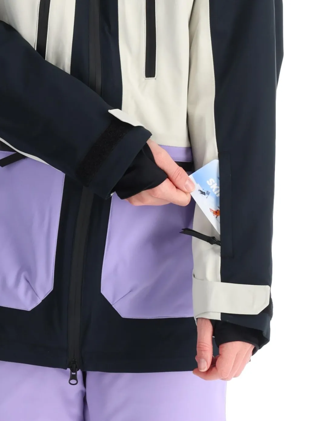 Transfer hardshell ski-jas dames