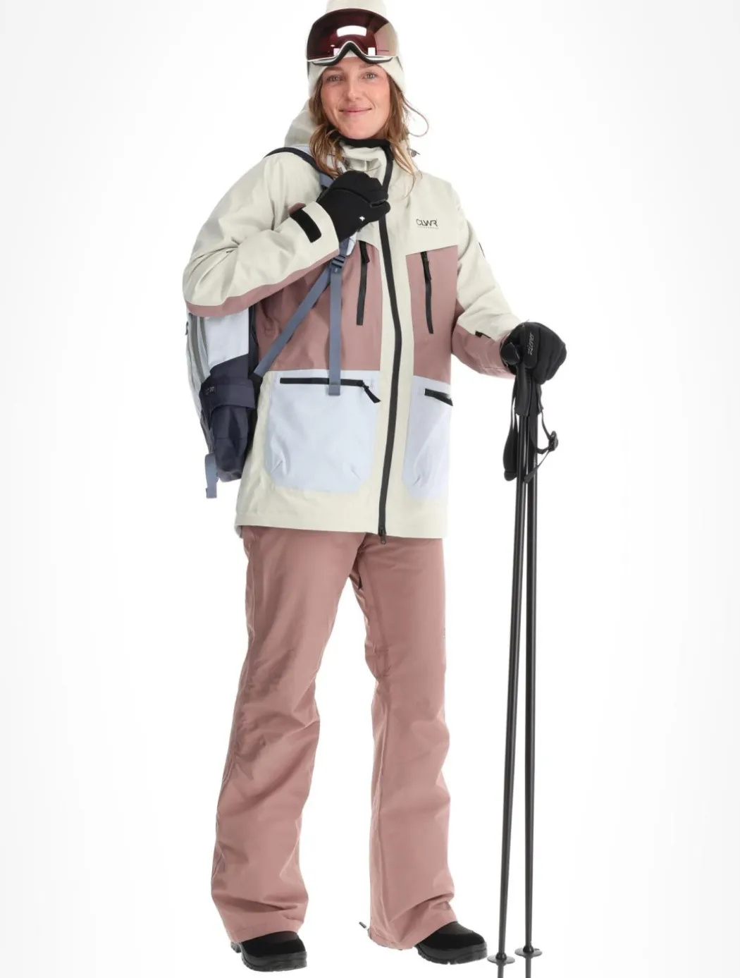Transfer hardshell ski-jas dames