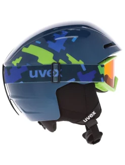 Viti Set + PWDR FM skihelm kinderen